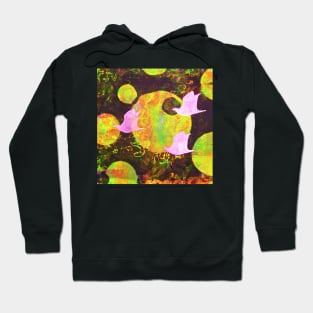 Three Cosmic Birds Digitally Altered Version of Original Work 4 Hoodie